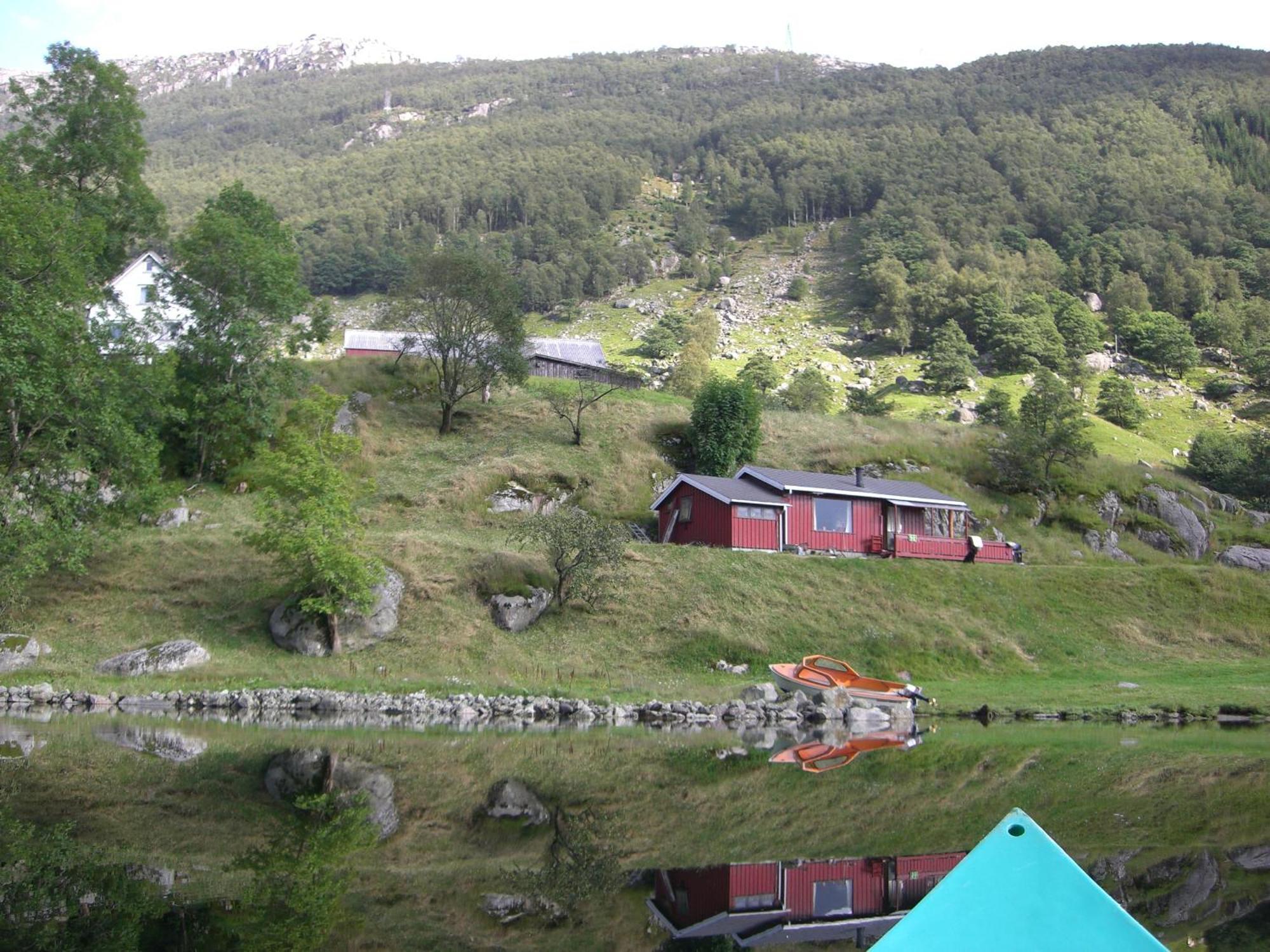 Hytte Ved Preikestolen Forsand Bagian luar foto