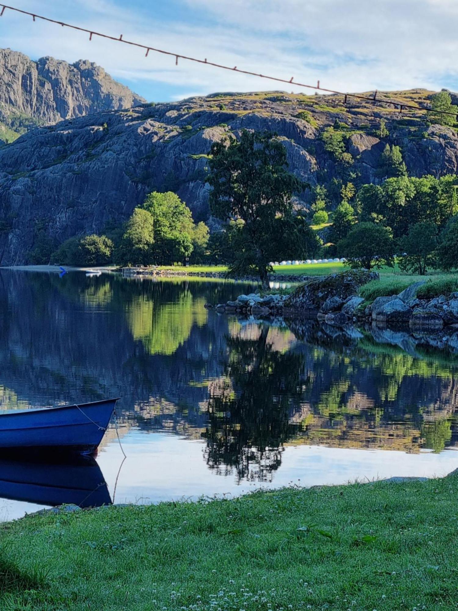 Hytte Ved Preikestolen Forsand Bagian luar foto