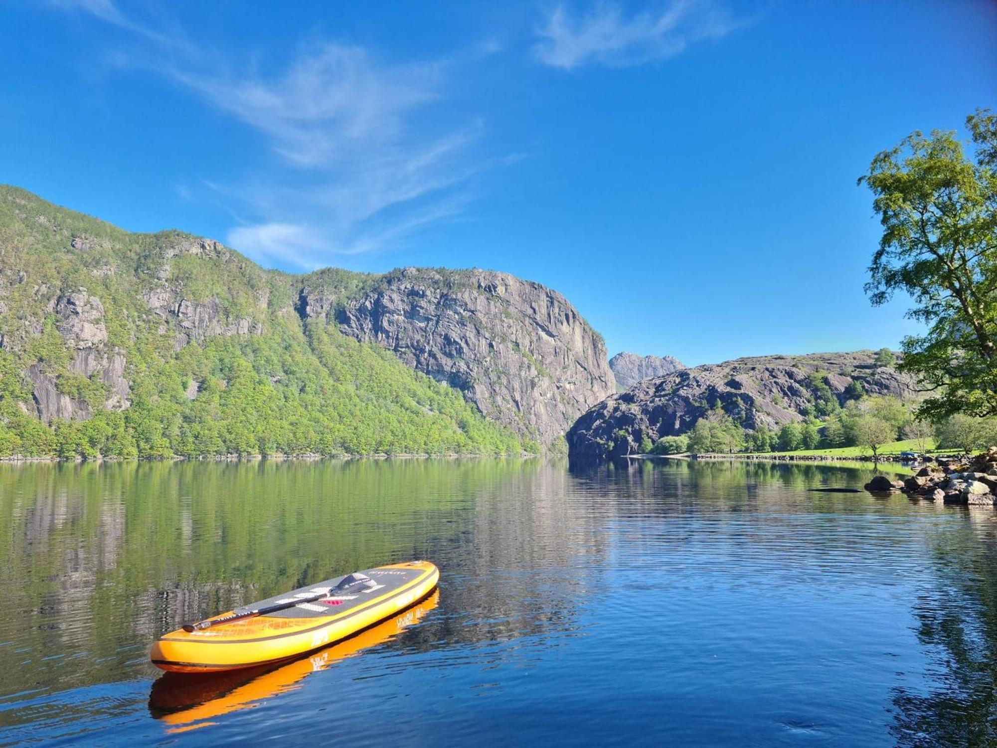 Hytte Ved Preikestolen Forsand Bagian luar foto