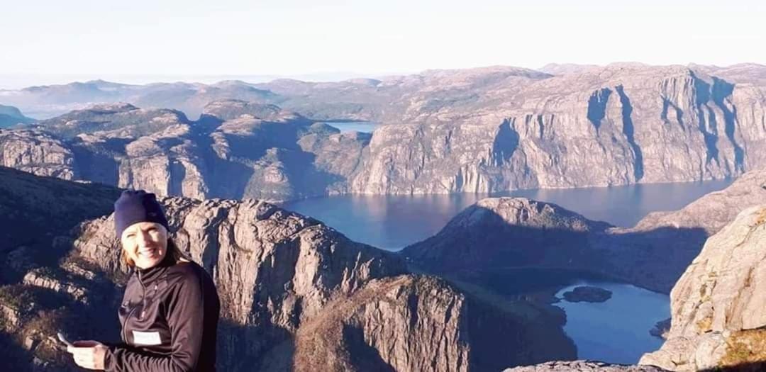 Hytte Ved Preikestolen Forsand Bagian luar foto