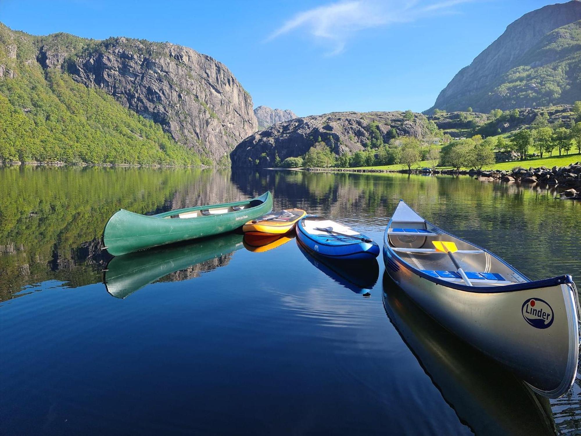 Hytte Ved Preikestolen Forsand Bagian luar foto