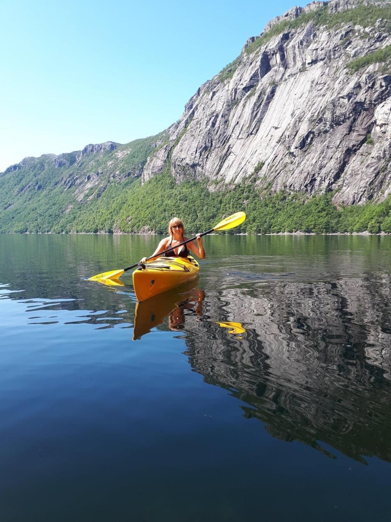 Hytte Ved Preikestolen Forsand Bagian luar foto