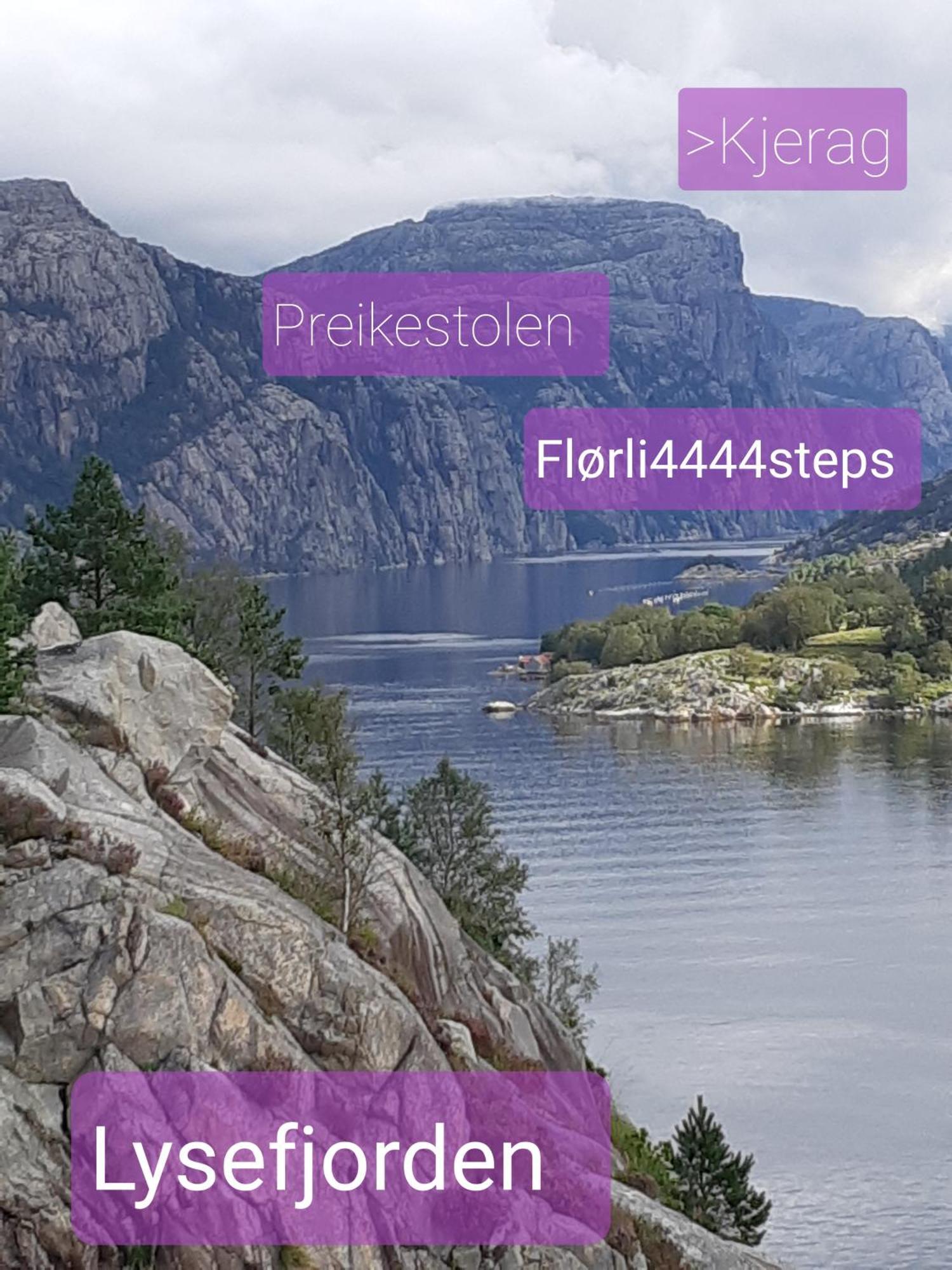 Hytte Ved Preikestolen Forsand Bagian luar foto