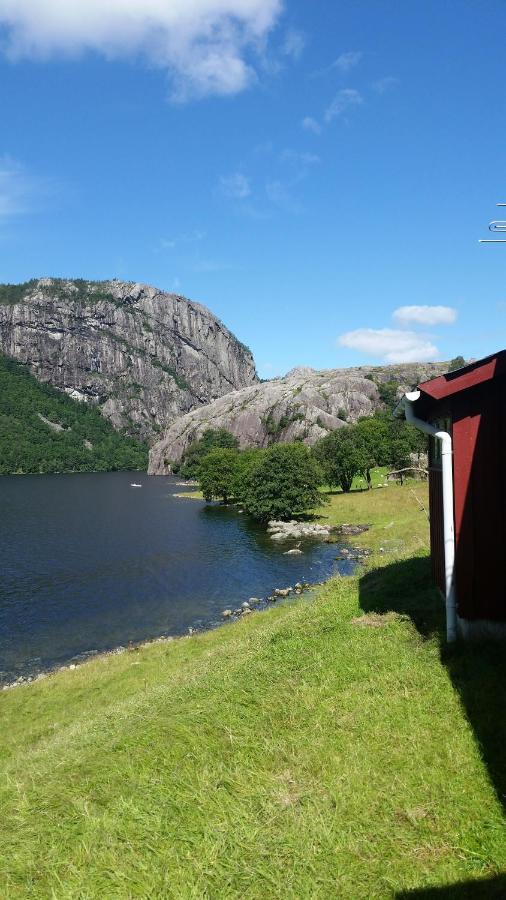 Hytte Ved Preikestolen Forsand Bagian luar foto