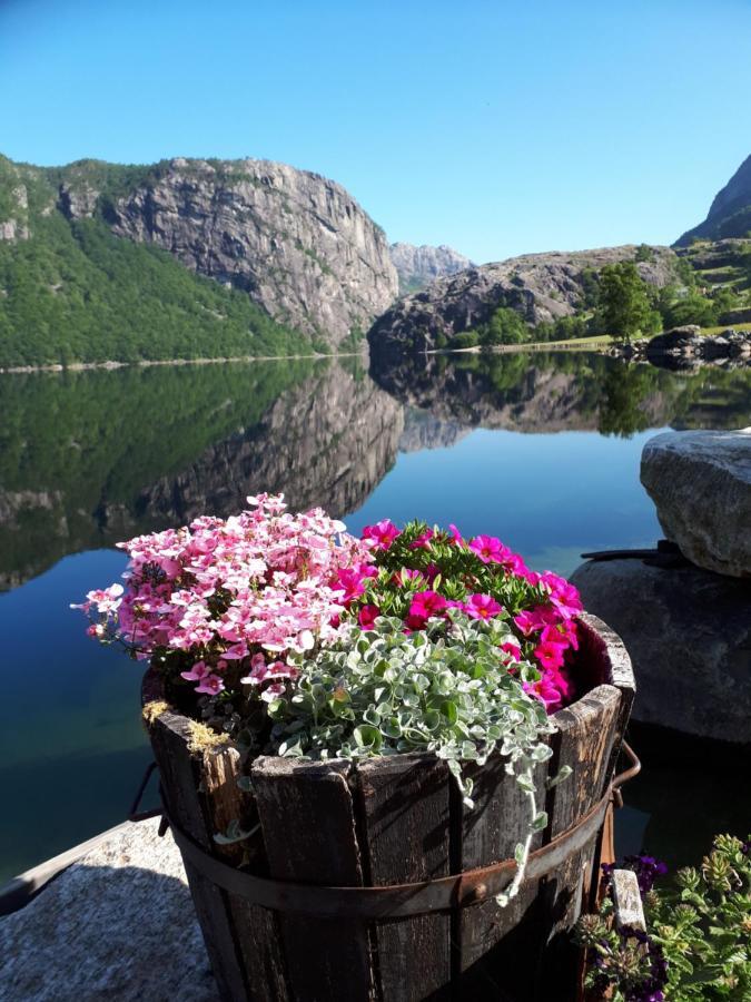 Hytte Ved Preikestolen Forsand Bagian luar foto