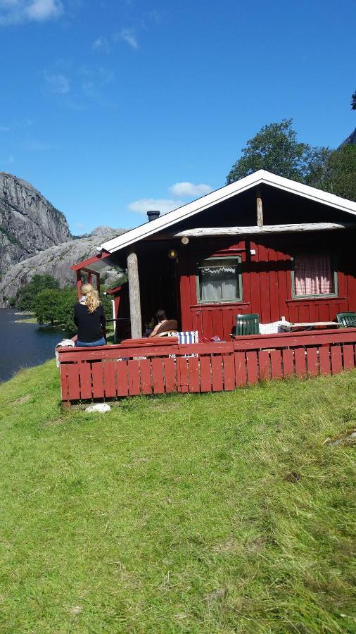 Hytte Ved Preikestolen Forsand Bagian luar foto